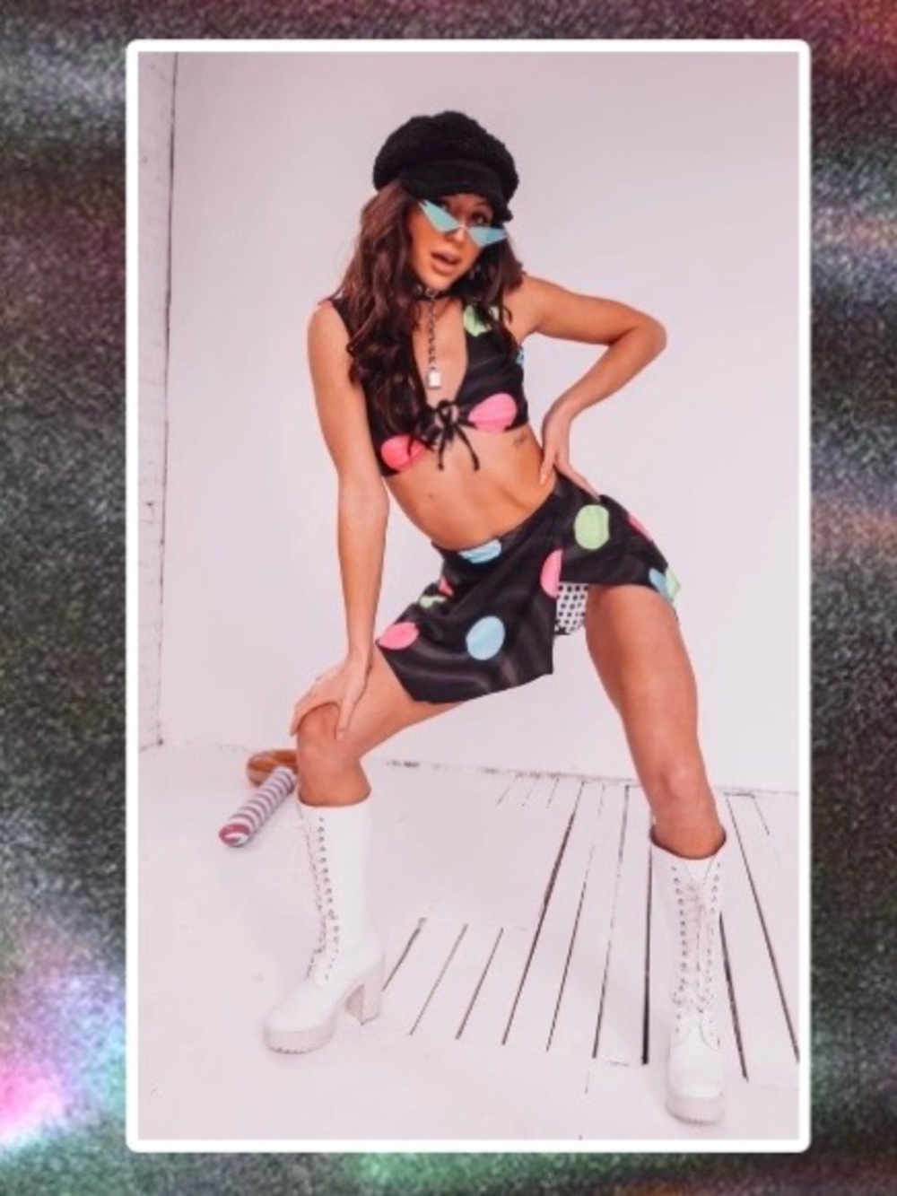 TastefulGirls Multicolor Polka Dots Set